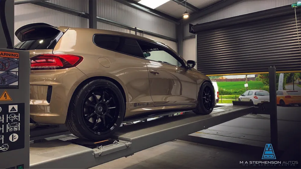 M.A Stephenson Autos workshop