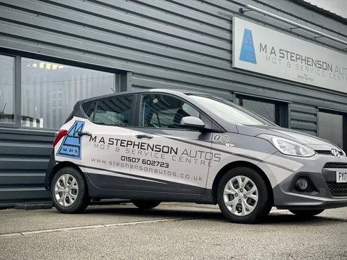 Vehicle maintenance in progress